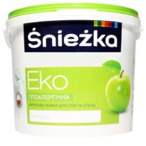 Фарба акрилова для стін та стель Śnieżka EKO 14 кг.